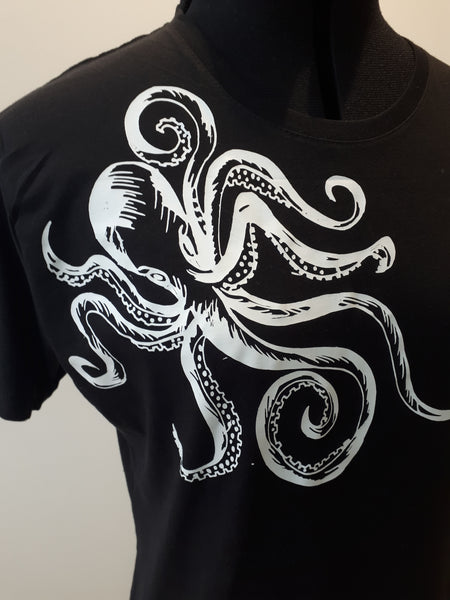Octopus T-shirt Black