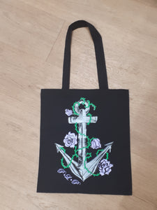 Anchor Tote Bag Black