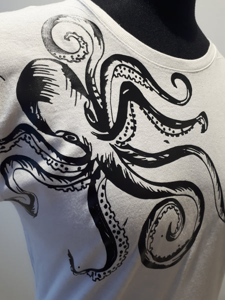 Octopus T-shirt White